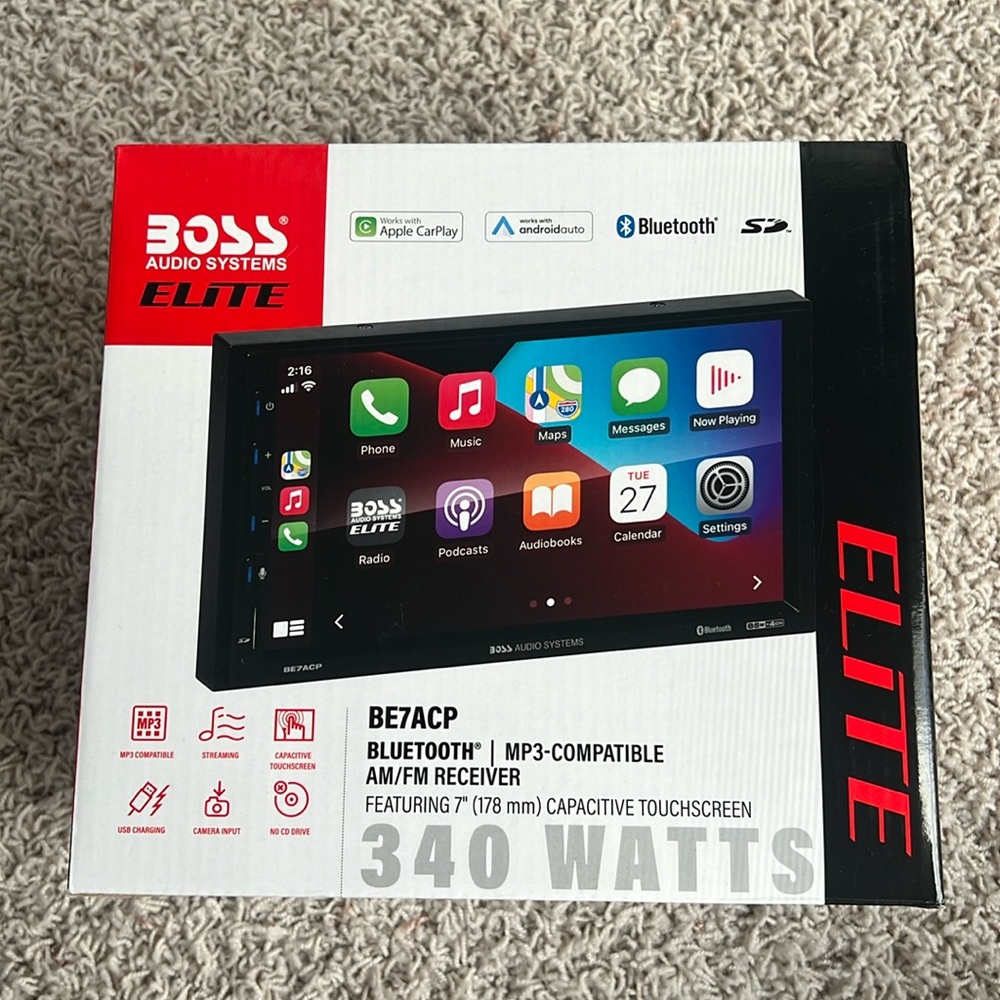 Boss Bluetooth Apple CarPlay System